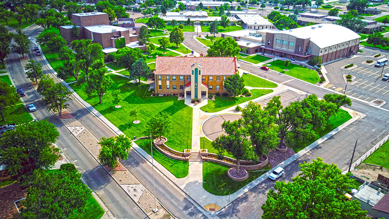 Image of Otero College Campus arial view.
