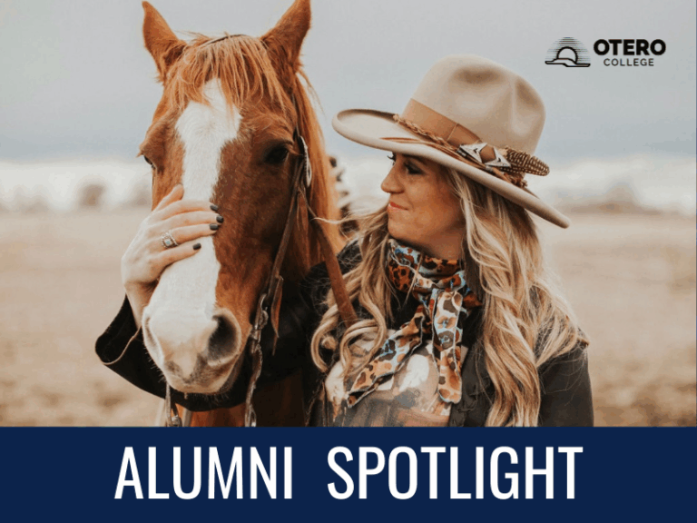 A photo of Jennifer Pollmiller with the words "Alumni Spotlight" beneath it